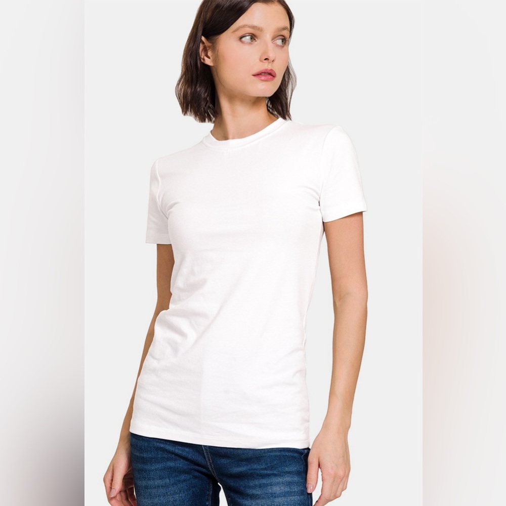 Zenana Crew Neck Short Sleeve T-Shirt